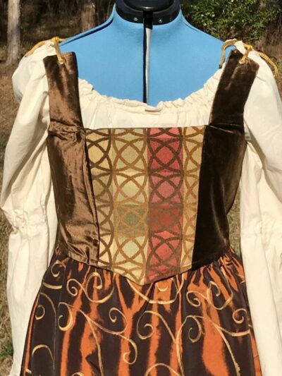 Brown Kirtle Style Bodice